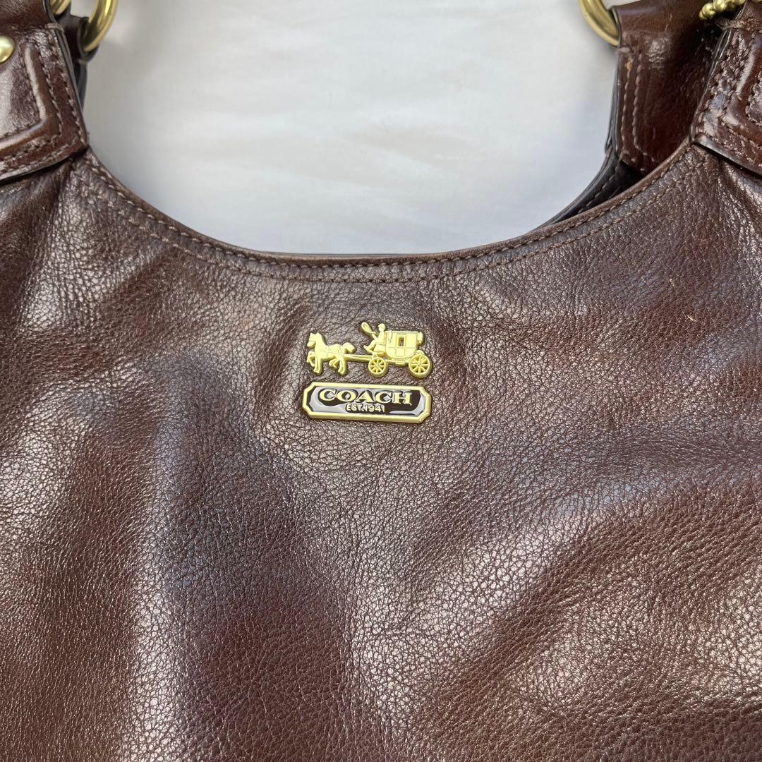 COACH コーチ マディソン マギー レザー ワンショルダーバッグ 14336