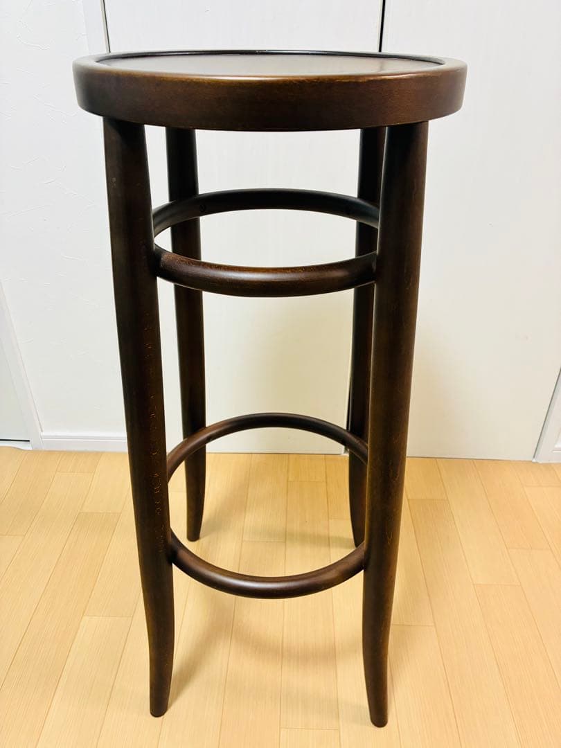 美品　最終価格　秋田木工　ベントウッド　カウンターチェア　曲げ木　ウォールナット