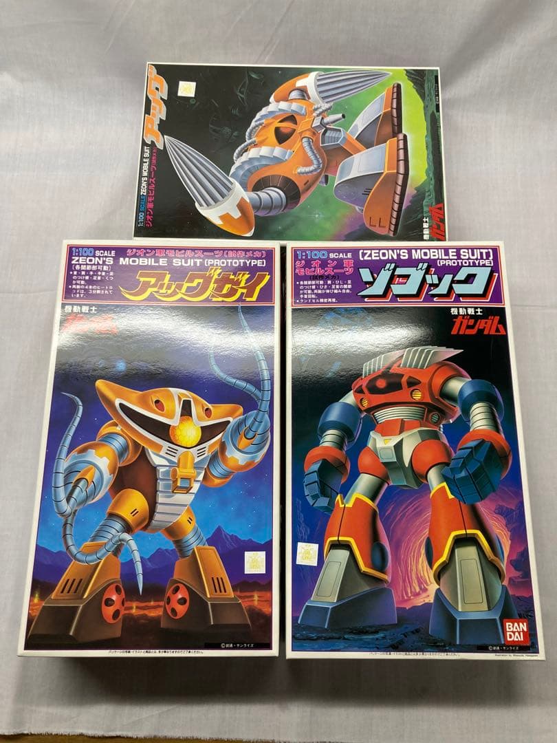 1／100 アッグ アッグガイ ゾゴック 全3種まとめ販売