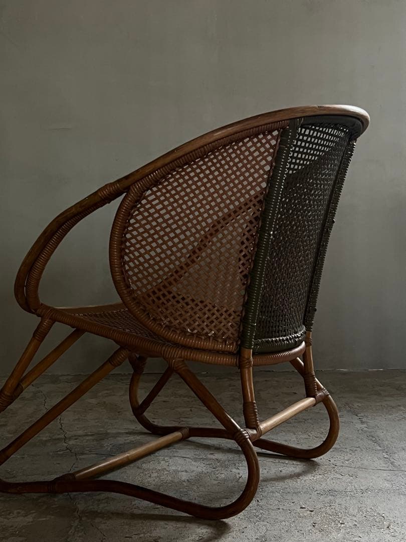 ヴィンテージ ラタン 曲木 ソファー ／ ガーデンチェアー 建築