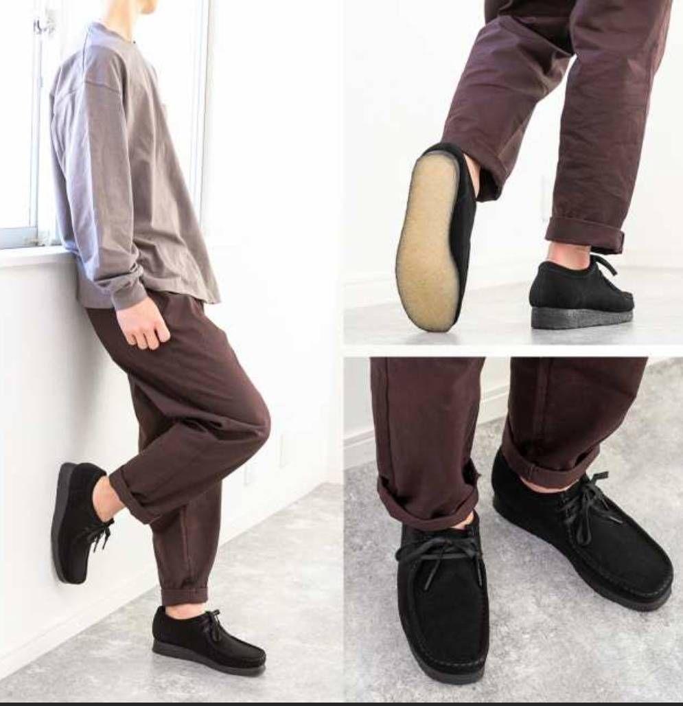 Clarks ブラック Wallabee 26.5cm クラークス ワラビー