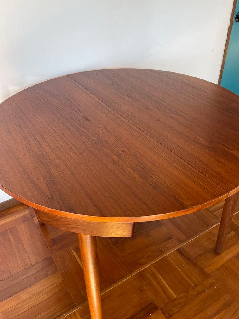 北欧 デンマーク ヴィンテージ ハンスオルセン ラウンド ダイニング テーブル