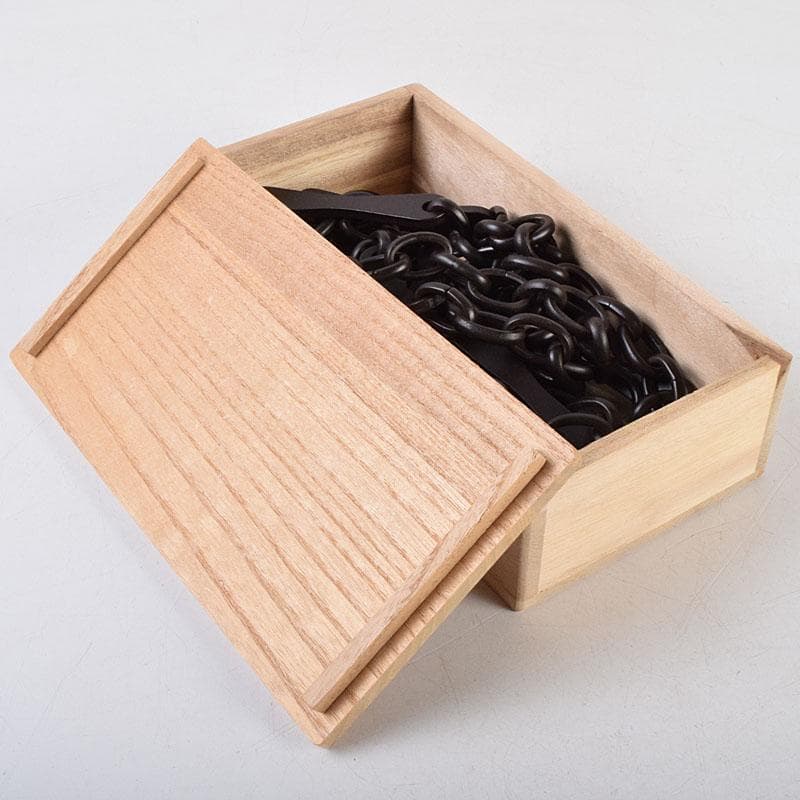 金工師 木村清五郎造 鉄製 さび色 板鎖 共箱 V R9288 - メルカリ