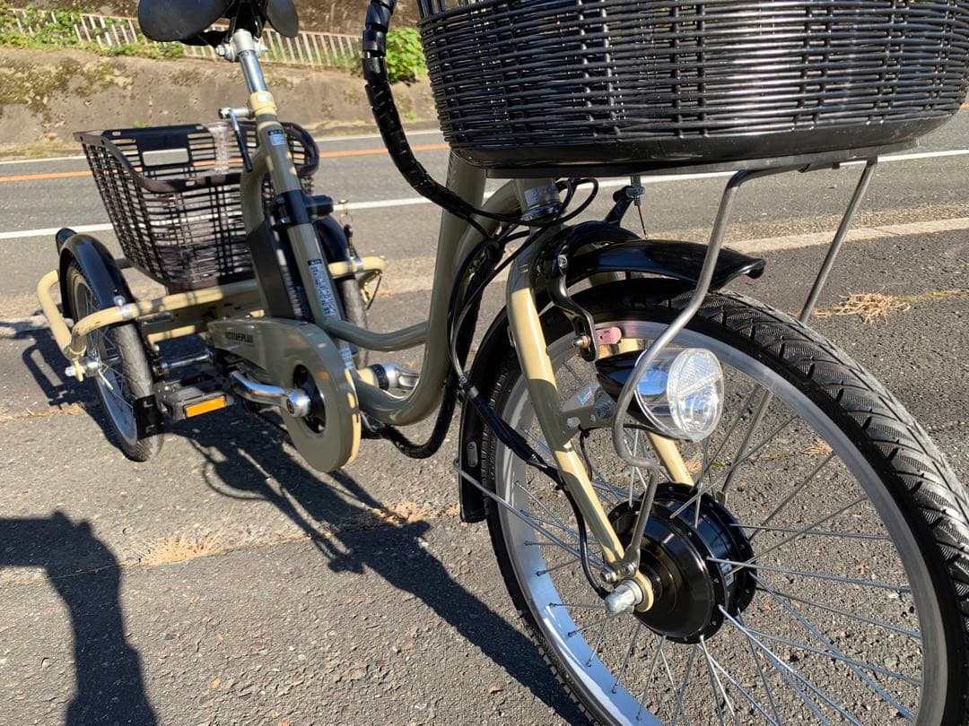 【動作確認済】送料無料ACTIVEPLUS電動アシスト三輪自転車20-16インチ