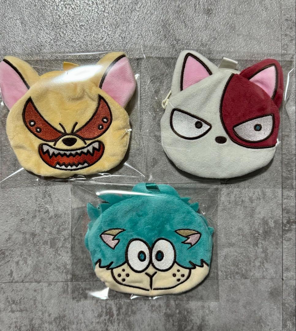 ヒロアカ アニマルフェイスポーチ 3種セット 僕のヒーローアカデミア