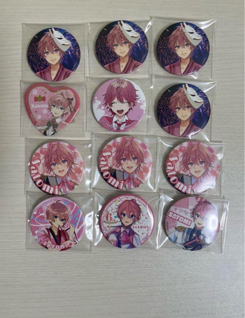 すとぷり さとみ 缶バッチ すとぷり 缶バッジ さとみくんCD「Memories」×