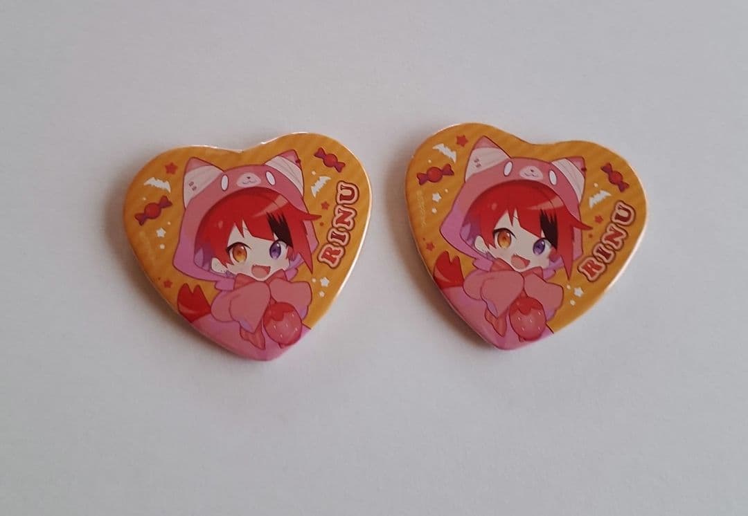 すとぷり るぅとくん ハロウィン2023 ハート缶バッジ まとめ売り るぅ