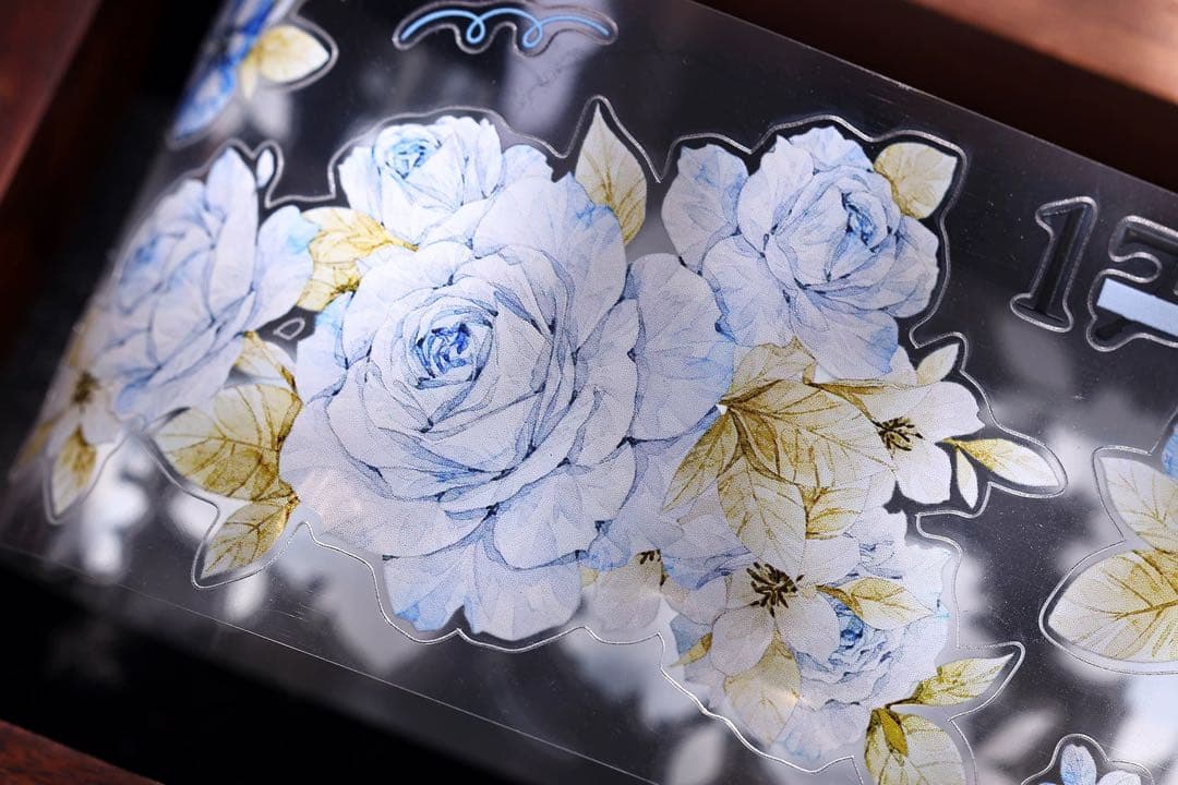 ⭐️SALE⭐️小白家文創《涧石蓝》海外マスキングテープ マステ 【2742】