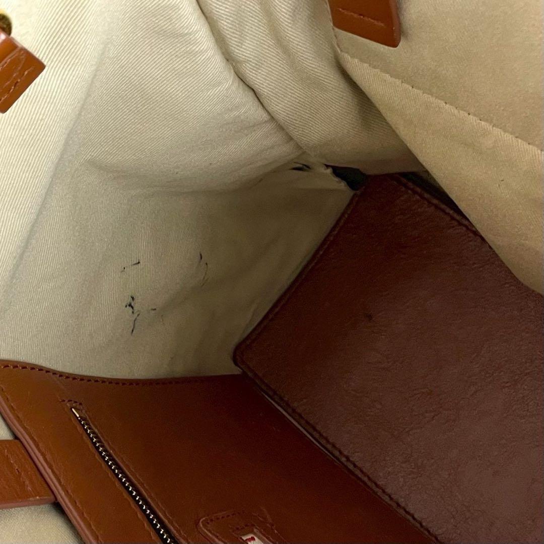 美品✨MARNI MUSEO SOFT デニム レザー A4可 トートバッグ