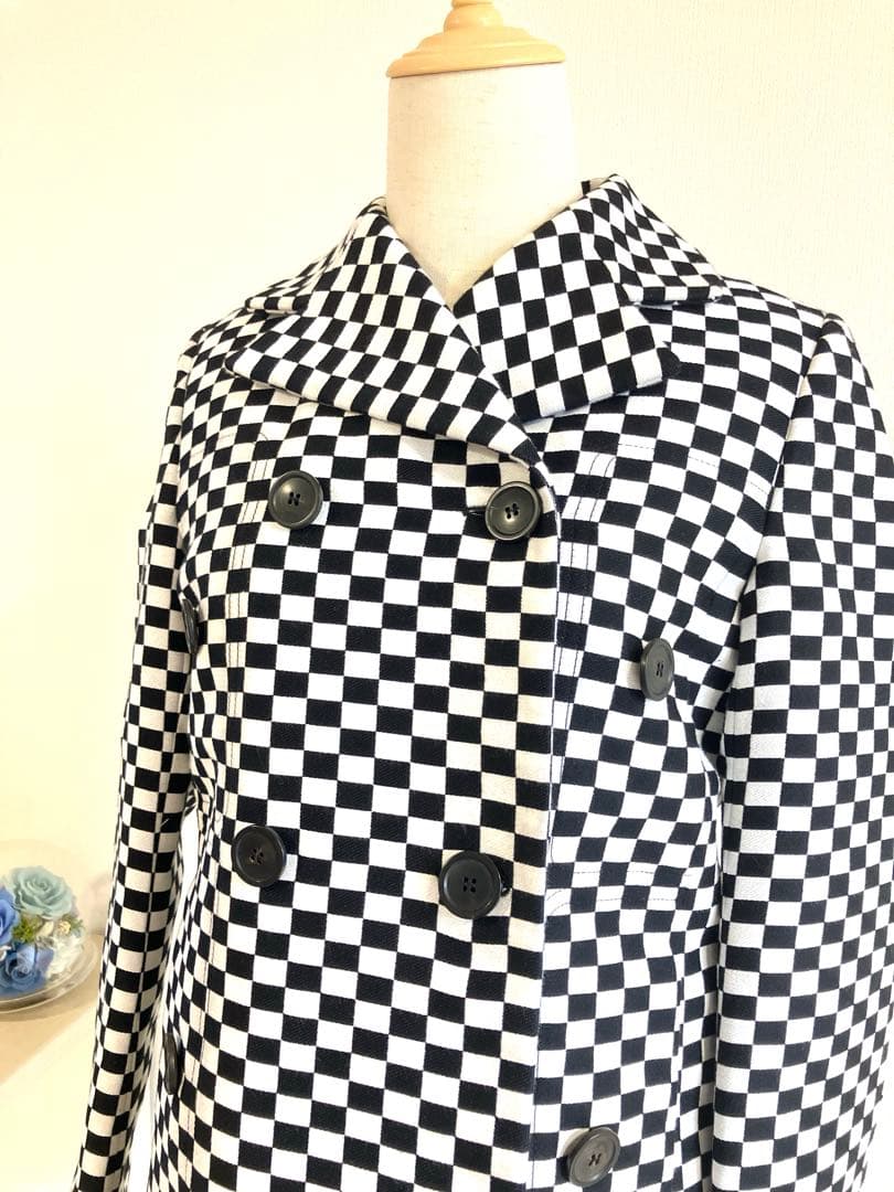 Christian Dior チェック柄ジャケット ショートコート runway - メルカリ