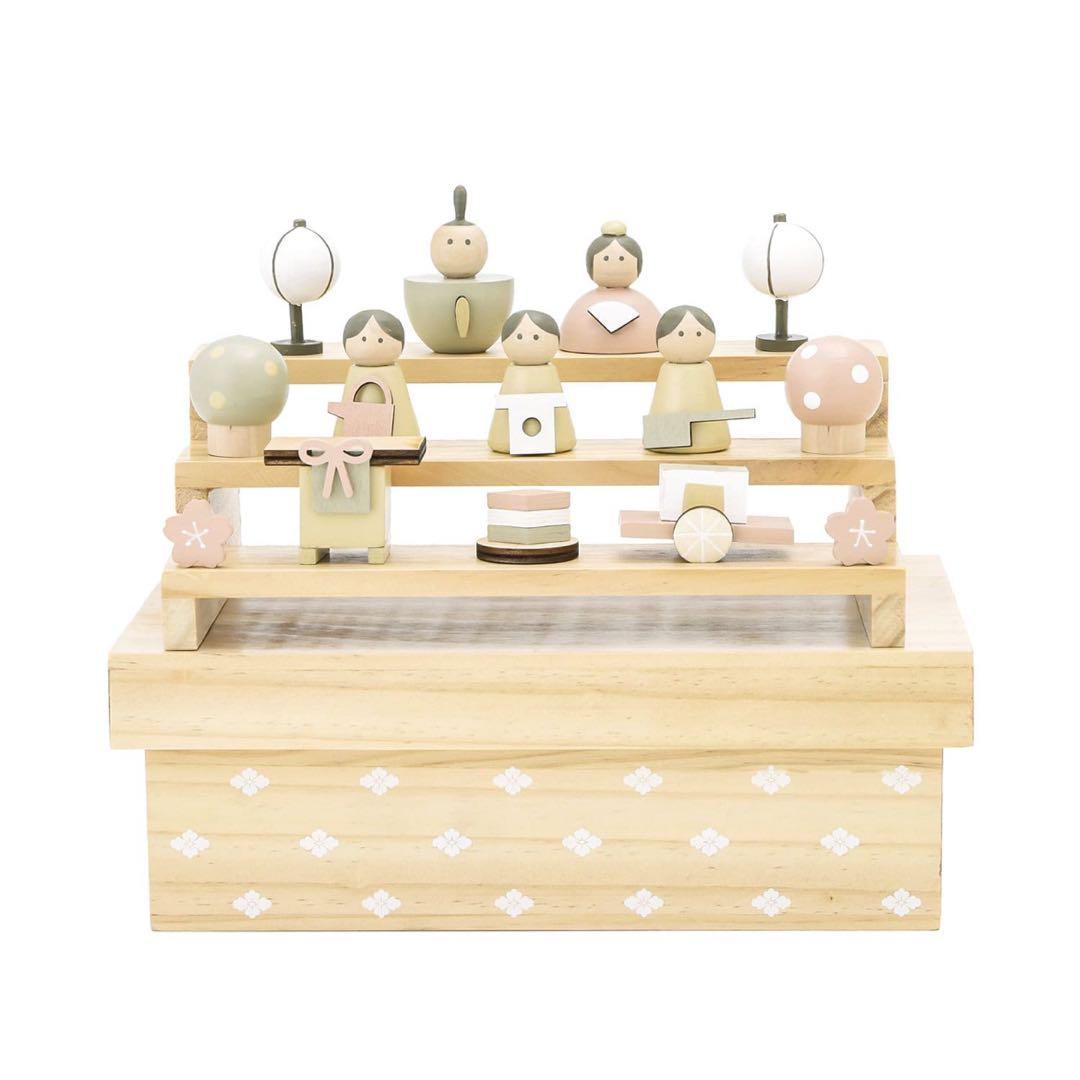 サリュ ＊ ひなまつり 完売品【収納できる雛人形セット】