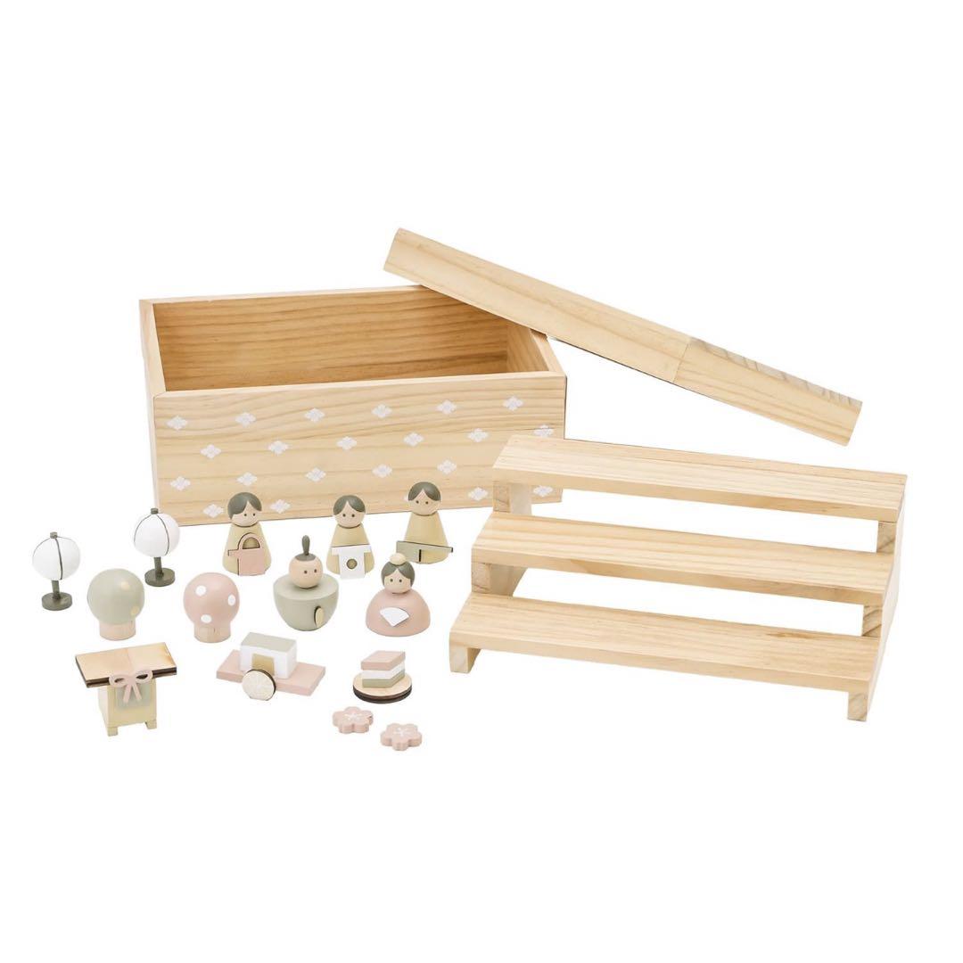 サリュ ＊ ひなまつり 完売品【収納できる雛人形セット】