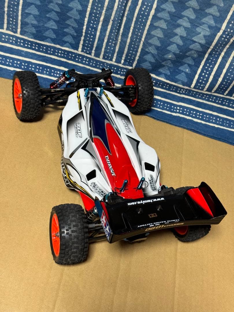 タミヤDB01ドゥルガ TZモーター・サーボ・Wカルダン・Sクラッチ他OP