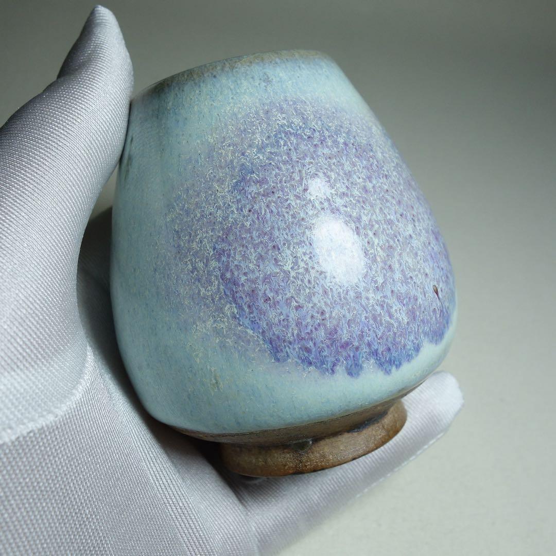 元時代 鈞窯 窯変釉 鶏心罐 中国古陶磁 中国美術 C1A022 - メルカリ