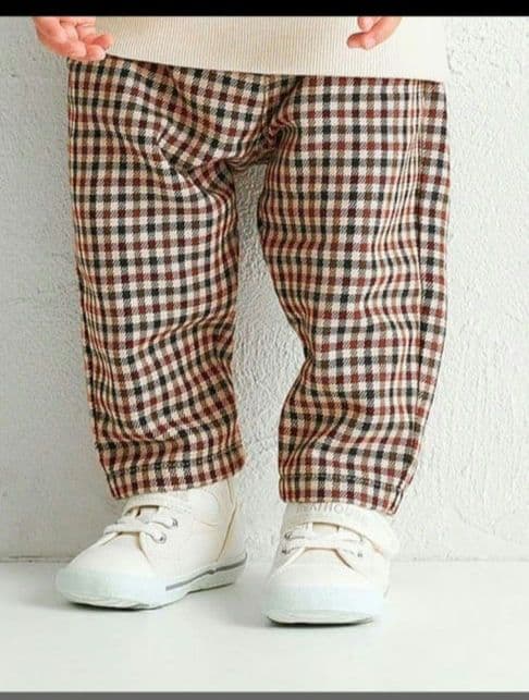 新品未使用タグ付き☆ミキハウス チェック柄パンツ 110サイズ