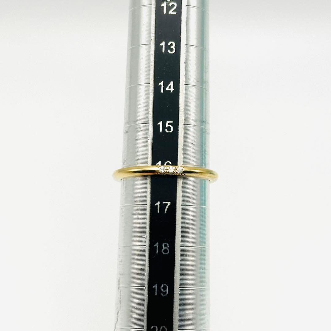 Tiffany フォーエバー　ウェディング　バンドリング　16号　Au750