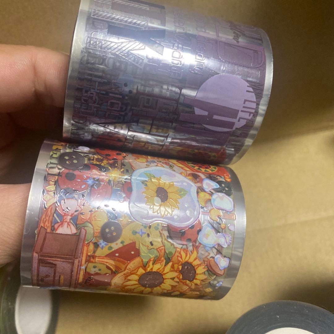 マスキングテープ 人物マステ 中古セット PET まと｜マスキングテープ