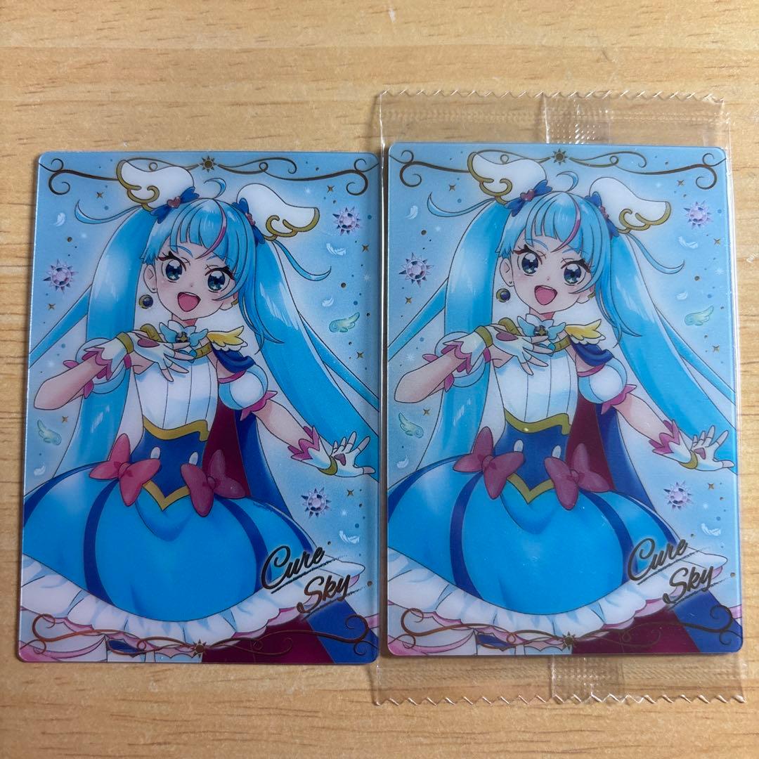 楽天市場】プリキュアカードウエハース8 No.20 キュアスカイ HR