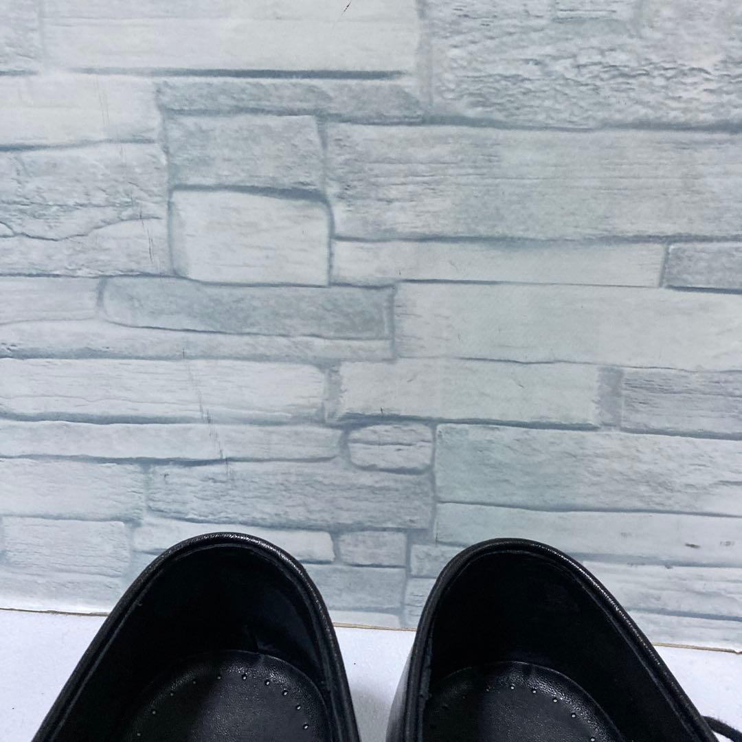 美品 REGAL ビジネスシューズ 607R ストレートチップ 本革 黒 27