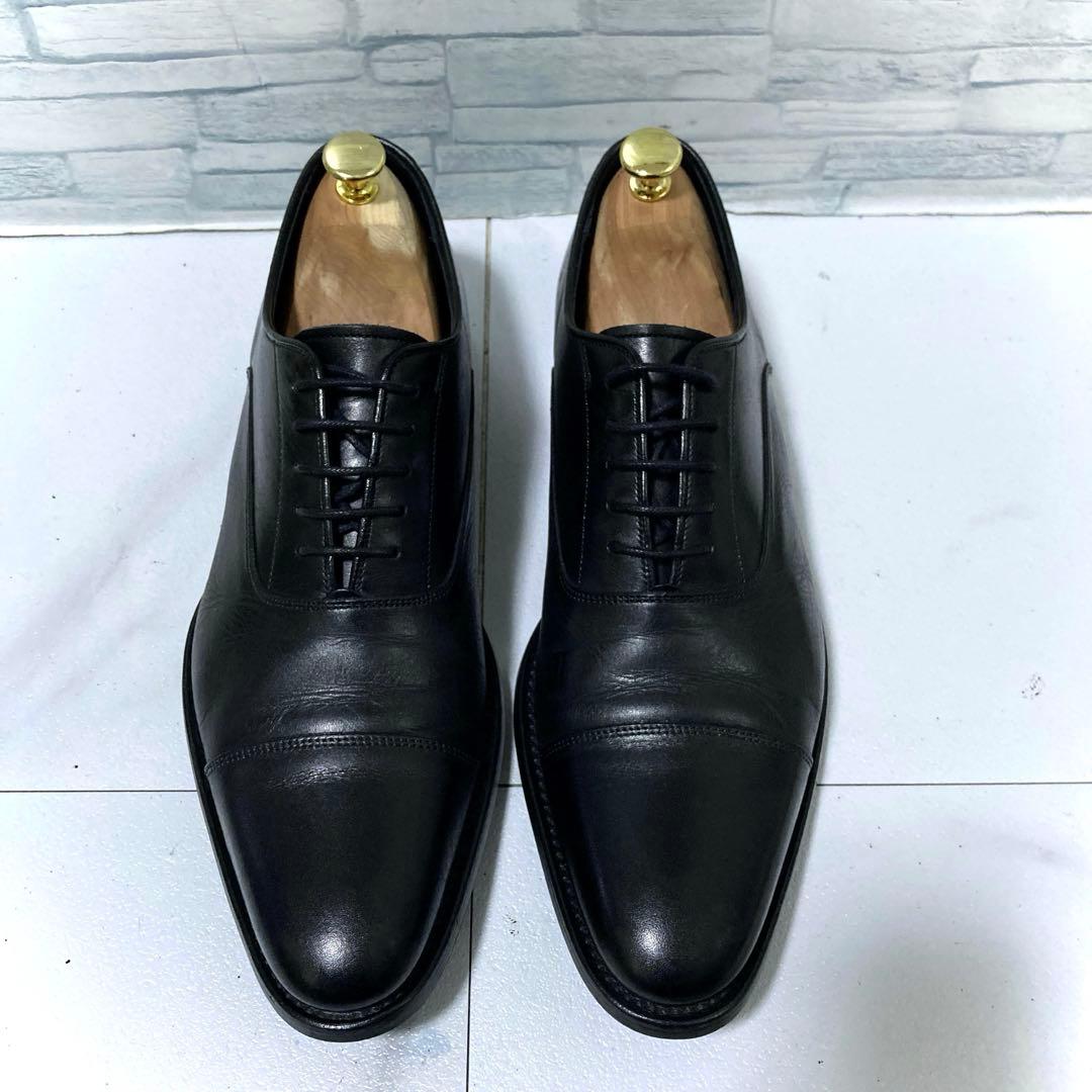 美品 REGAL ビジネスシューズ 607R ストレートチップ 本革 黒 27