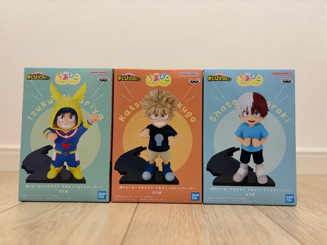 ちあぴこ フィギュアセット 僕のヒーローアカデミア まとめ売り - メルカリ