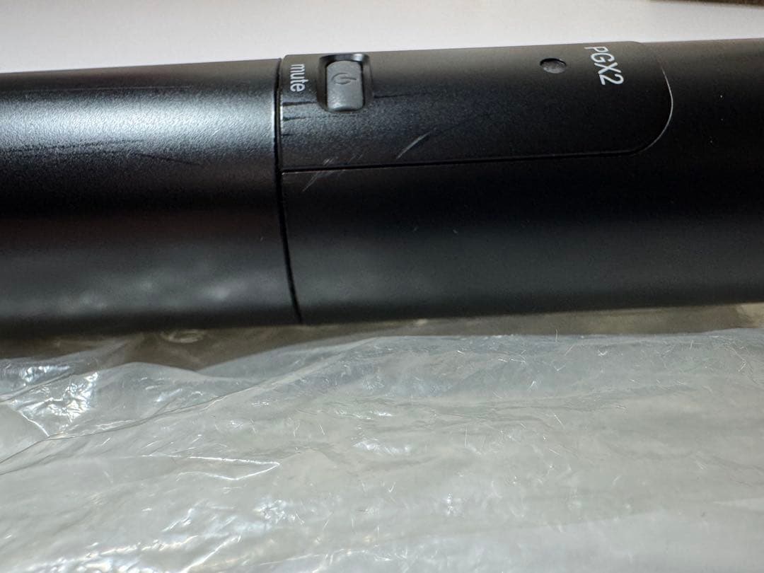SHURE ワイヤレスマイク PGX2/PGX4 完動品 マイクヘッド交換済