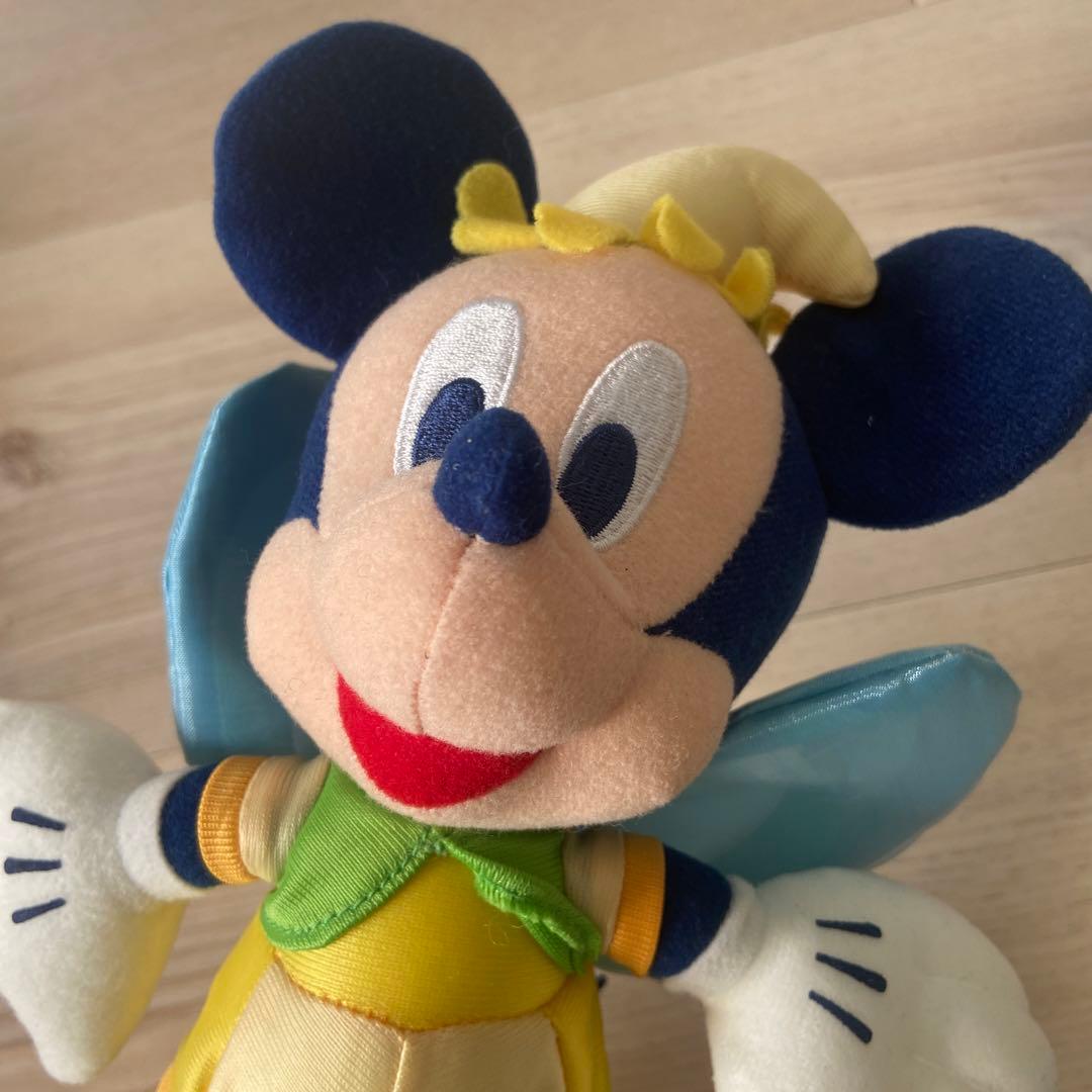 ディズニー　SEGA ミッキー ミニー　ぬいぐるみ　平成レトロ　非売品　蝶　希少