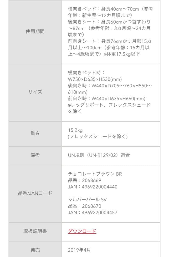 アップリカ　フラディア グロウ ISOFIX 360°セーフティー