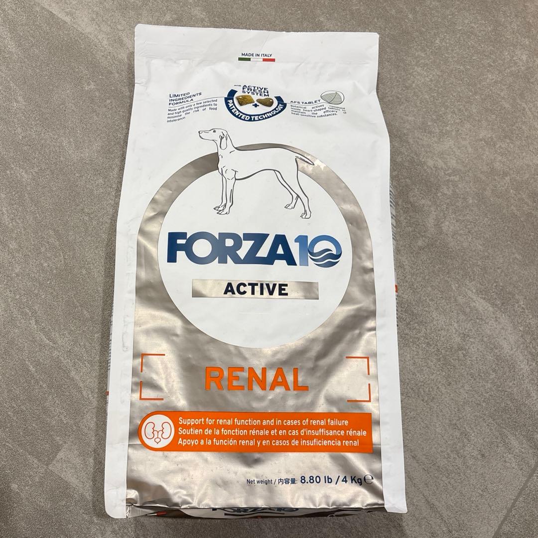 新品未開封 FORZA10 Renal Active dog 腎臓4kg 中粒 楽天市場】フォルツァディエチ FORZA10 Renal Active リナール