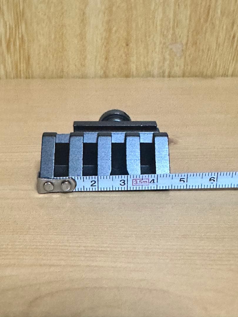 0*0様 トイガン マウントレール ブラック20ミリ ボルト式