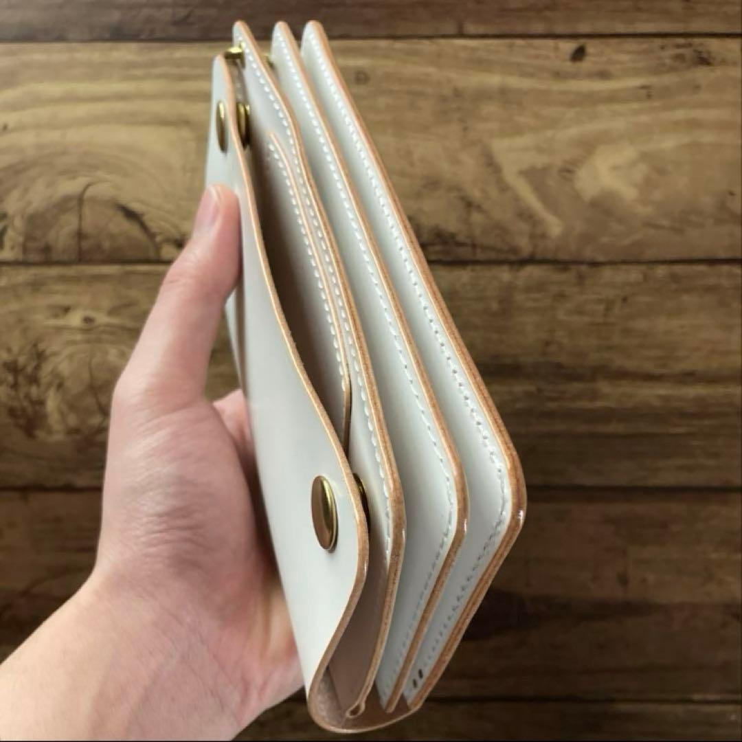 【キノピオ】北米ステアハイド トラッカーウォレット 180（ロング）3層