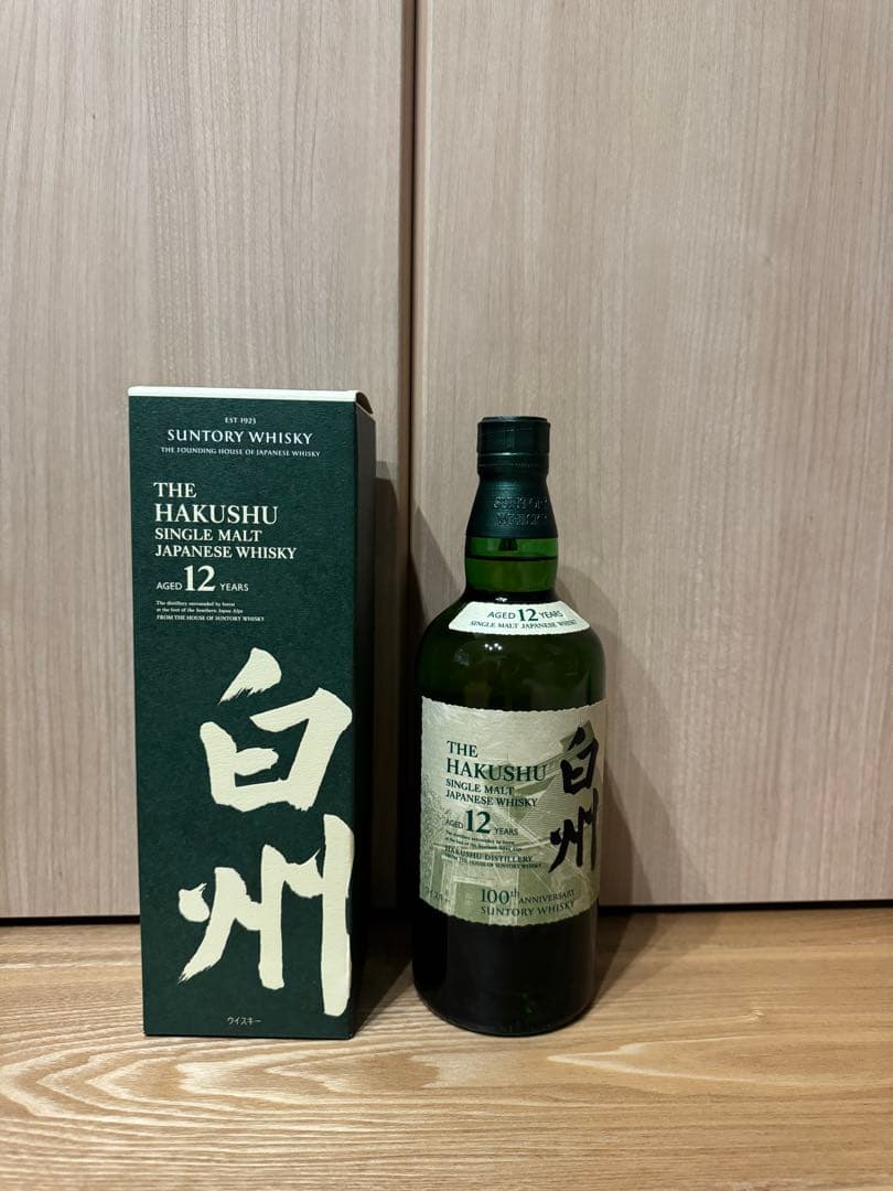 白州12年　100周年記念ラベル サントリー 白州 12年 100周年記念蒸溜所ラベルの通販【moment】