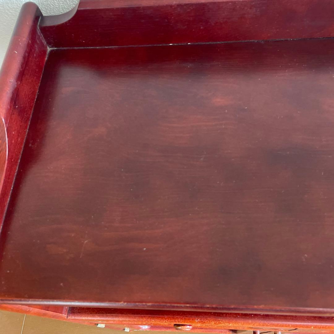 超お得 カリモク昭和レトロ 木製コンソールテーブル コールキャビネット古家具1点