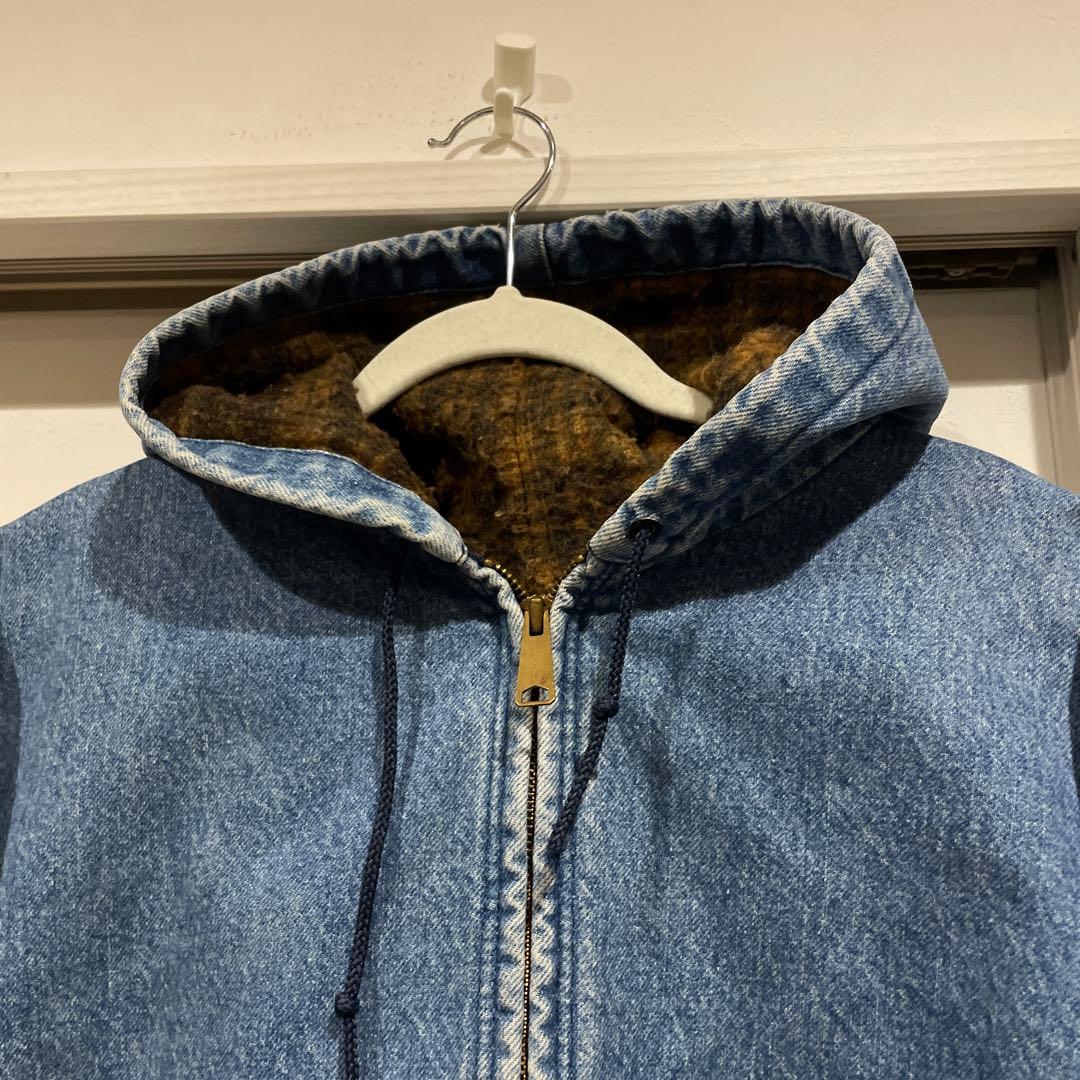 希少 ビンテージ Carhartt アクティブジャケット デニム ビッグサイズ