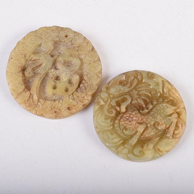 中国 玉石彫刻 玉器 玉珮 根付 11点まとめて V R8957