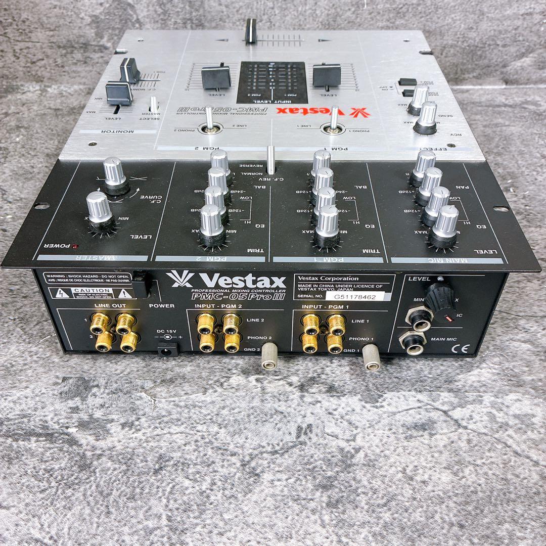 Vestax PMC-05PRO lll DJミキサー ベスタクス 音OK AC
