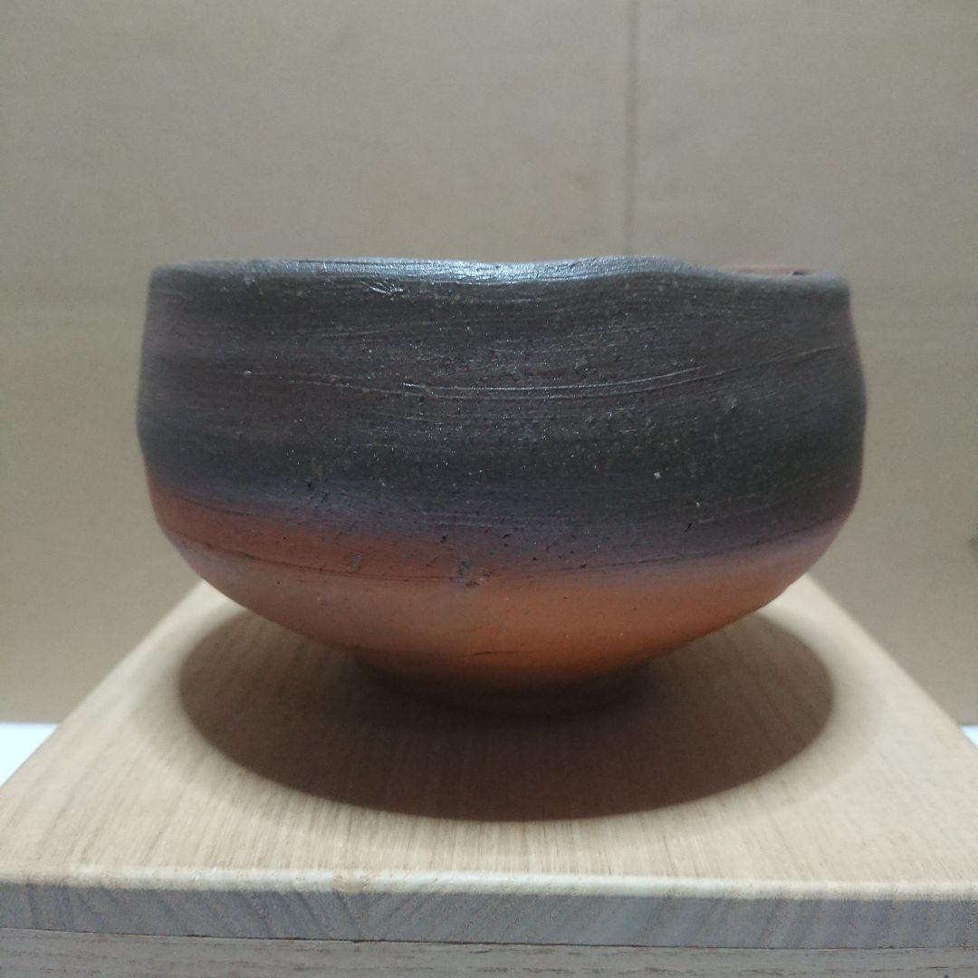 備前焼の抹茶茶碗とビール杯・中村真作☆