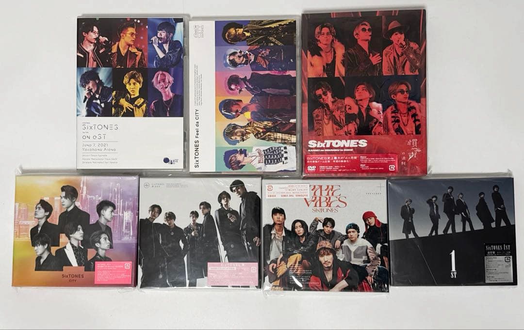 SixTONESライブDVDまとめ売り 5枚
