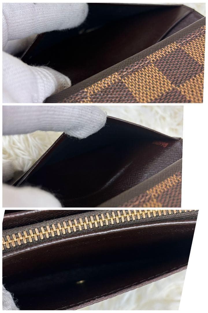 極美品✨ルイヴィトン ダミエ ポルトフォイユ トレゾール L字財布 ユニセックス