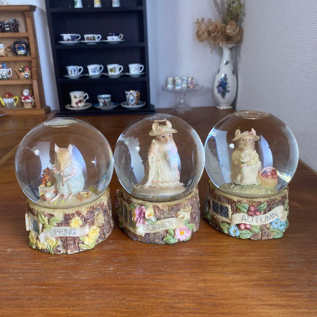 1989 エネスコ ブランブリーヘッジ スノードーム スノーグローブ