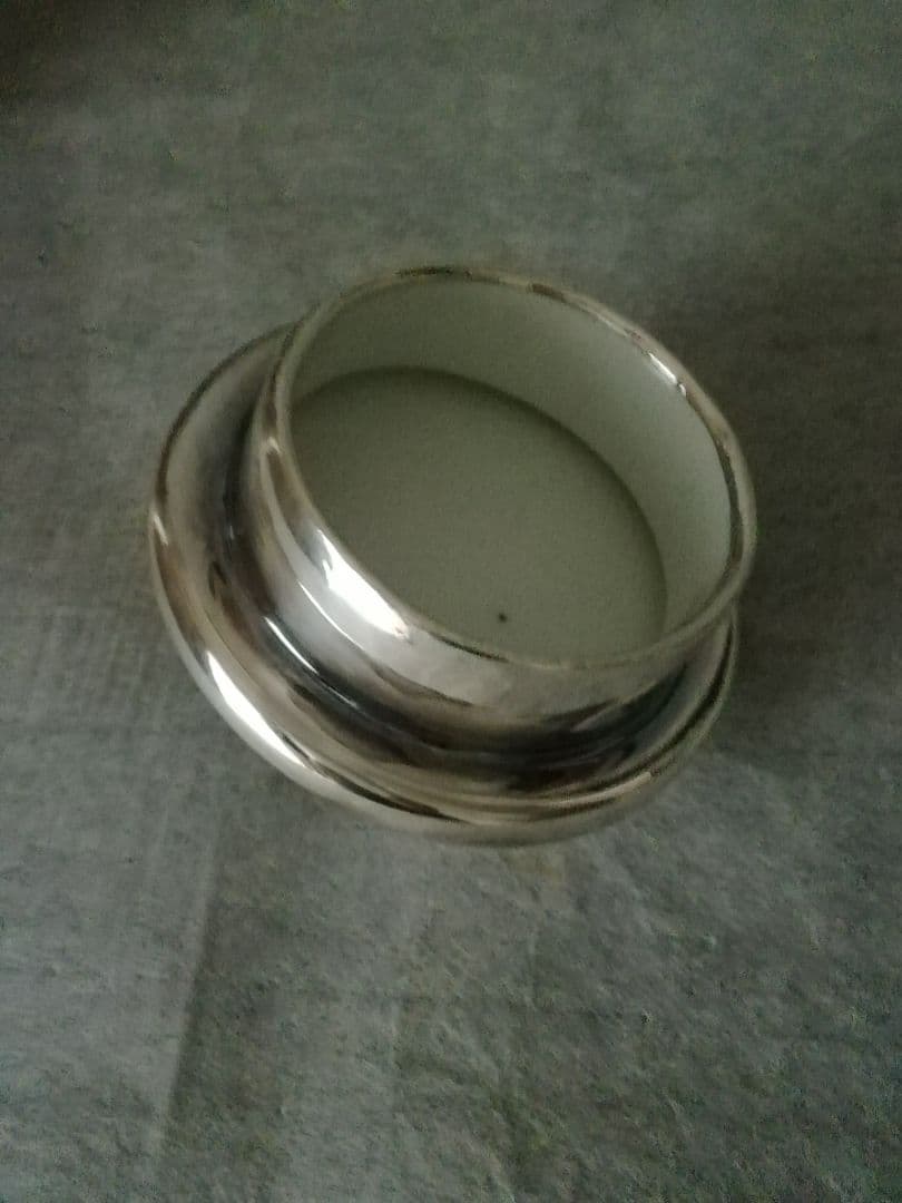 逸品 純銀巻ティーポット花図紋ラージポット アールデコ フリードリヒ