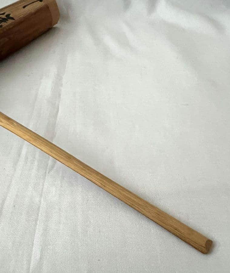 茶杓 2本セット 銘『花曇り』銘『深山路』 大徳寺 龍源院 細合喝堂和尚