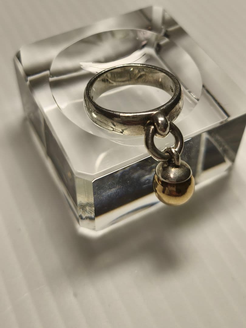 Tiffany & Co. ボールチャームリング　8号　925 750