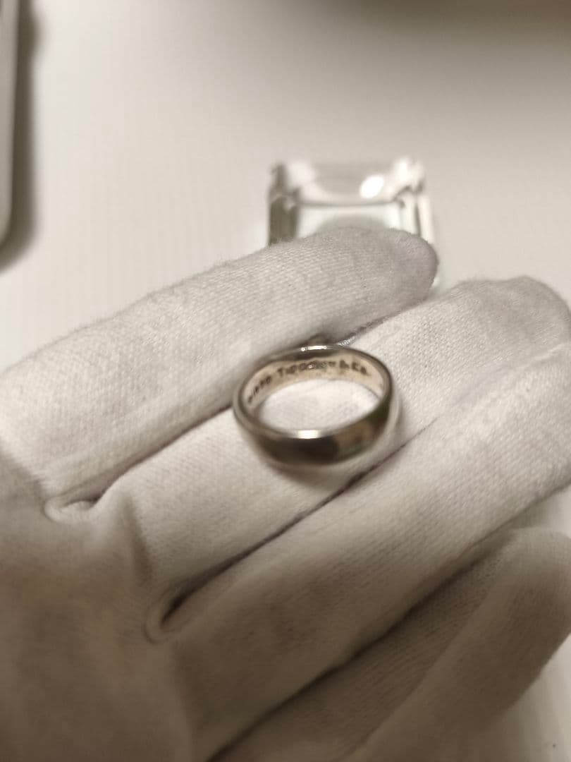 Tiffany & Co. ボールチャームリング　8号　925 750