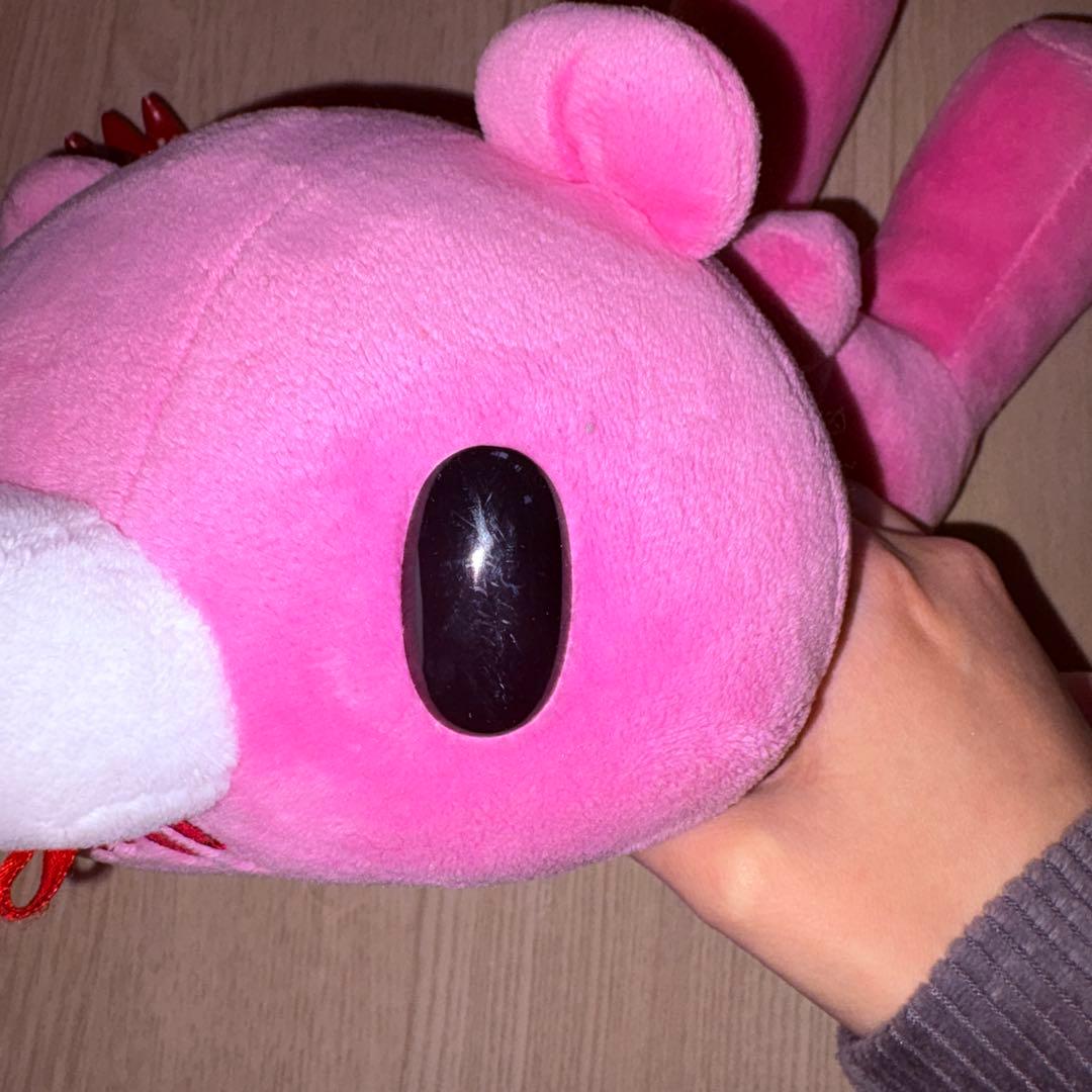 希少 脱グルーミー咬筋力自慢ポーチ カラビナ付き ピンク CGP-177