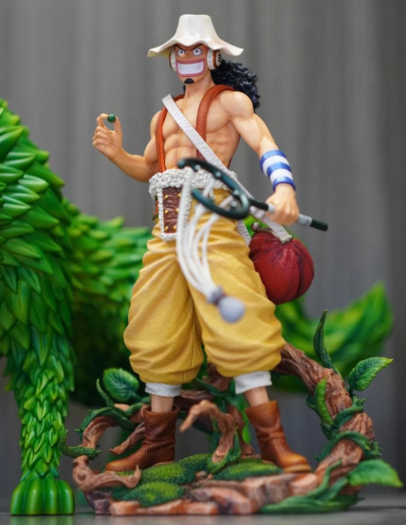 ワンピース ウソップ 衝撃狼草 セット ガレージキット フィギュア