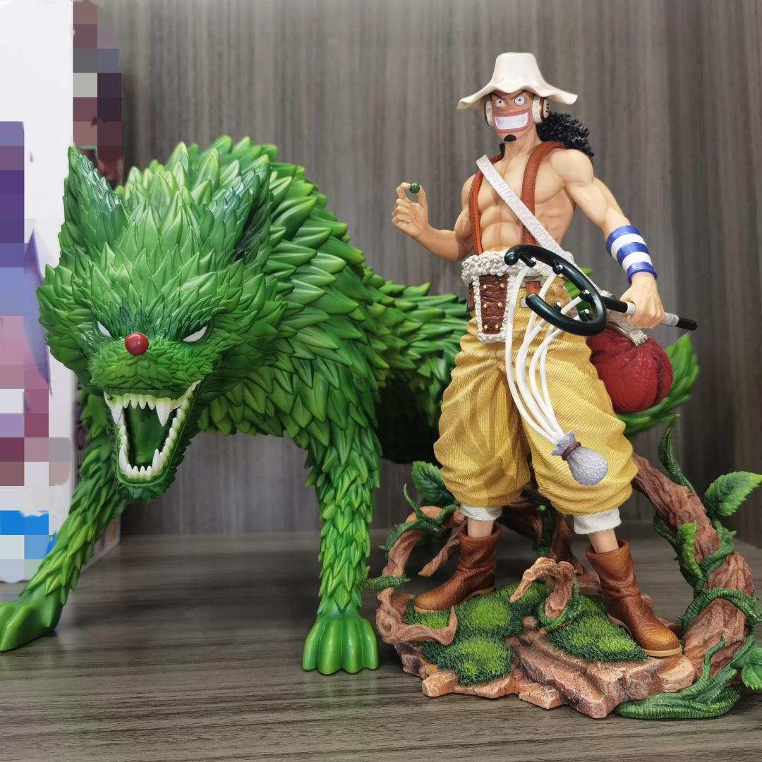 ワンピース ウソップ 衝撃狼草 セット ガレージキット フィギュア