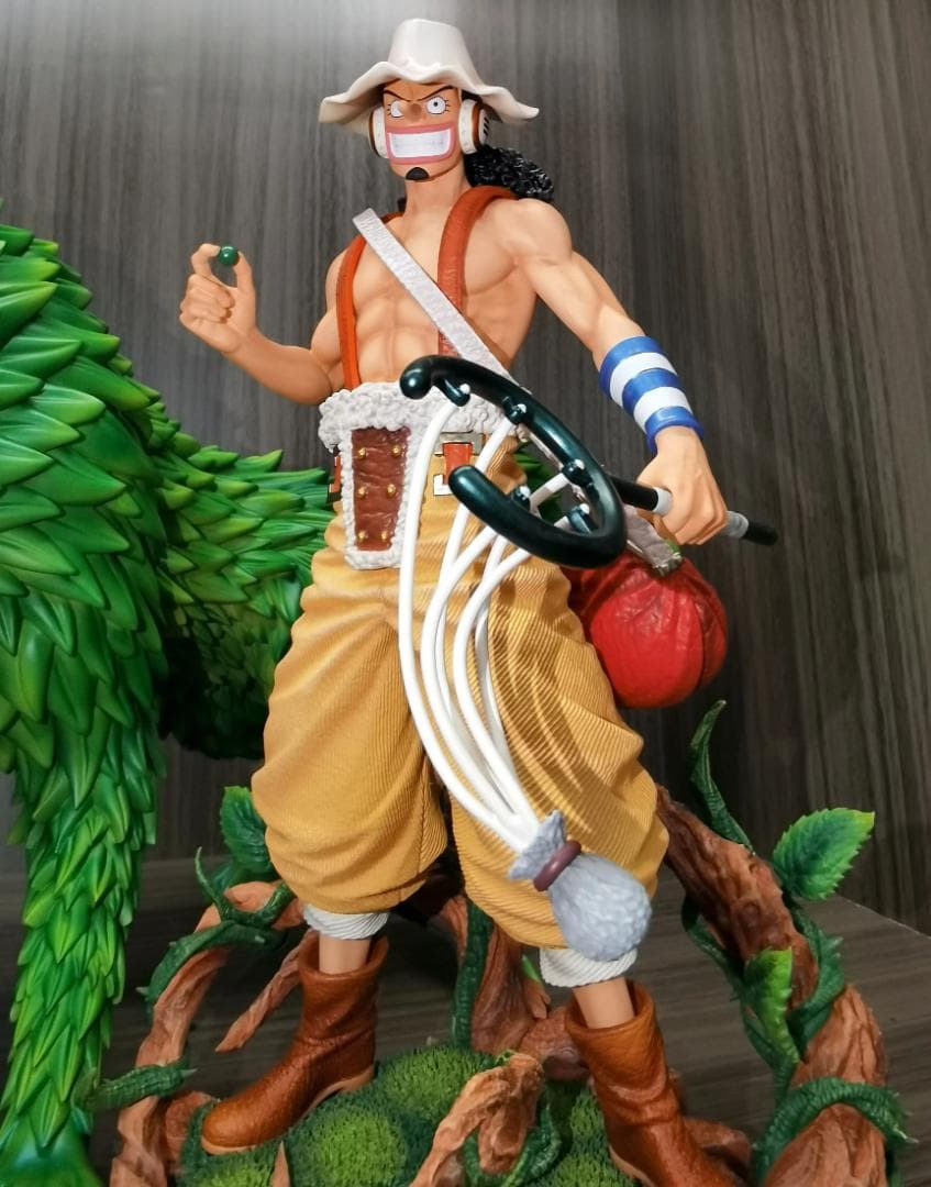 ワンピース ウソップ 衝撃狼草 セット ガレージキット フィギュア