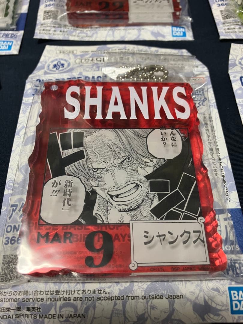 ONE PIECE BASE SHOP アクリルブロック　ゴーイングメリー号 他