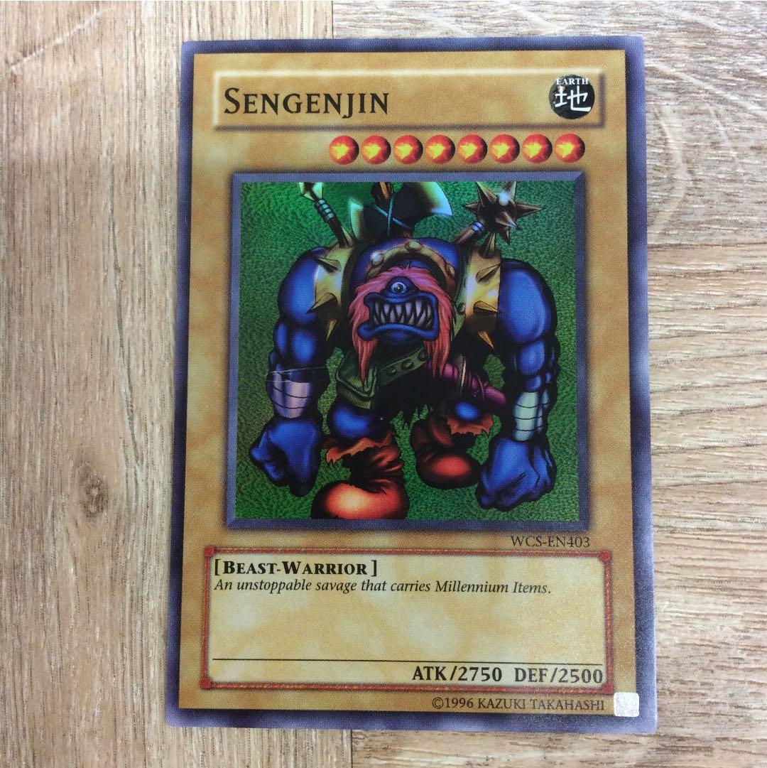 節約 遊戯王 千年原人 WCS-EN403 スーパー ① 希少 遊戯王 千年原人